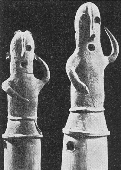Глиняные фигуры периода Яёй (Ханива)