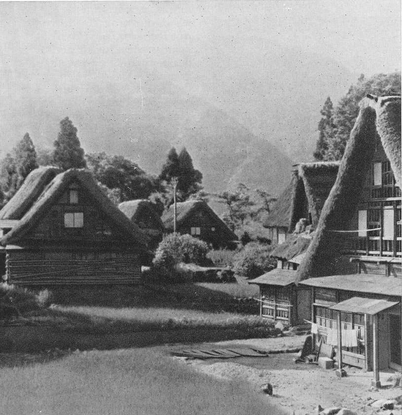 Крестьянские дома. Деревня Сиракава в префектуре Гифу