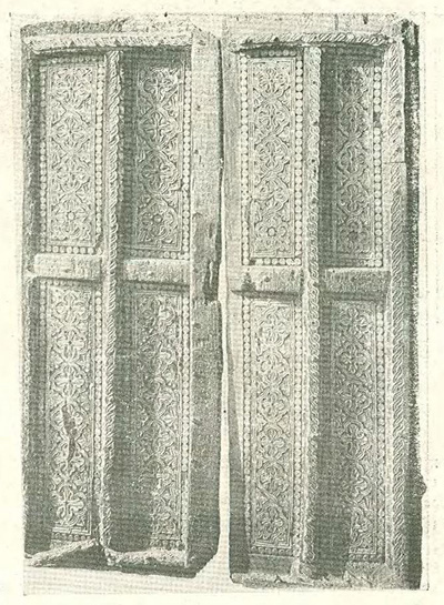 65. Резная дверь из Мгвиме (приблизительно XIV—XV век)