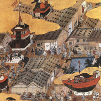 Город и горожане в японской жанровой живописи XVI столетия. Наталья Николаева