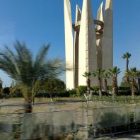Египет. Монумент Арабо-Советской дружбы у Асуанской плотины, скульптор Н. Вечканов