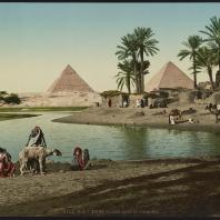 Египет. Каир. Пирамиды и феллахи