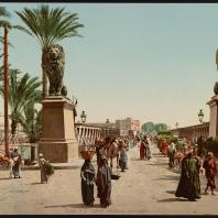 Каир. Вход на Нильский мост