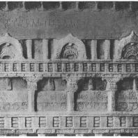 2. Двухэтажная постройка в рельефах Бхархута (около 250 г. до н. э.)