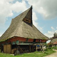 Индонезия, Северная Суматра, Lingga village, традиционный жилой дом