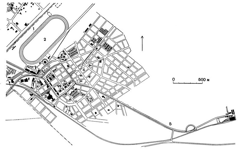 Гелиополис. План города в 1910 г.
