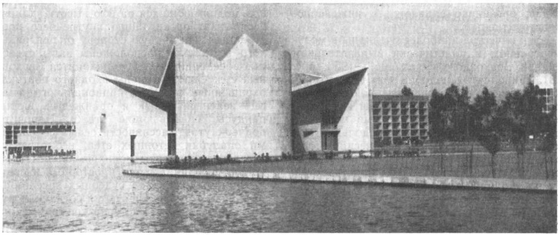 Чандигарх. Мемориальный музей Ганди-Бхаван, 1955 г. Архитекторы Б. Матхур и П. Жаннере