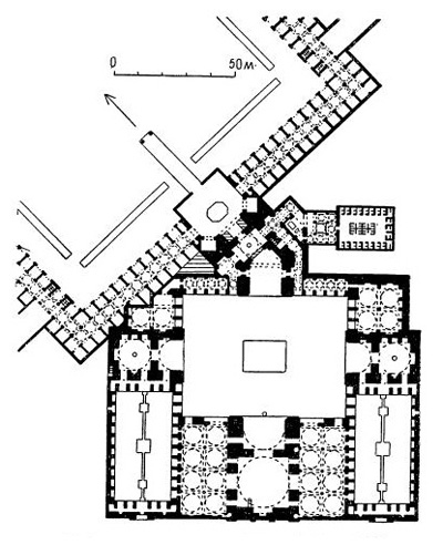 Исфахан. Месджиде-Шах, 1612—1630 гг. План