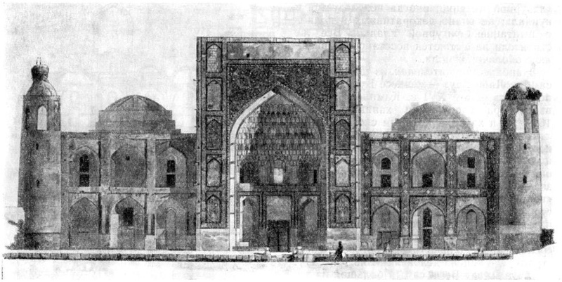 Бухара. Медресе Абдулазис-хана, 1651 — 1652 гг. Фасад