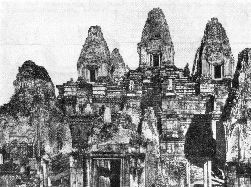 13. Ангкор. Пре Руп, 961 г. Общий вид. План