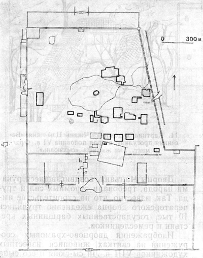 15. Чанъань. Дворец Дамингун, VIII—X вв. План