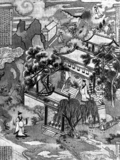 47. Провинция Шаньси. Юнлэчжень. Монастырь Юнлэгун. Настенная роспись зала Чуньяндянь, 1358 г.