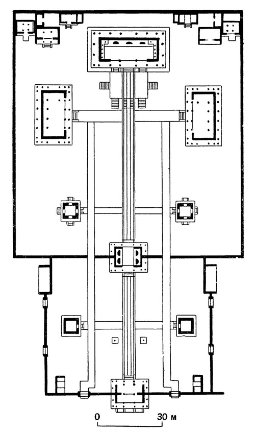 123. Пекин. Храм Дунхуансы, 1651—1653 гг. План