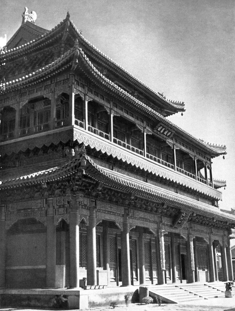 Пекин. Храм Юнхэгун, 1723—1744 гг. Павильон Ваньфугэ