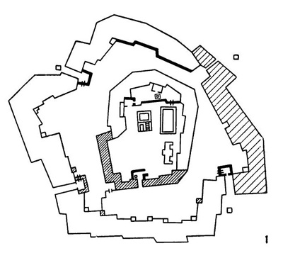 41. 1 — замок в Осака. План