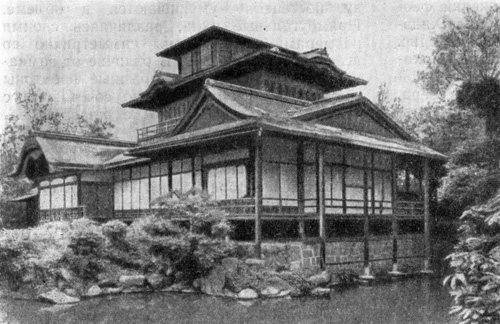 43. Киото. Монастырь Ниси Хонгандзи. Павильон Хинкаку, XVII в.