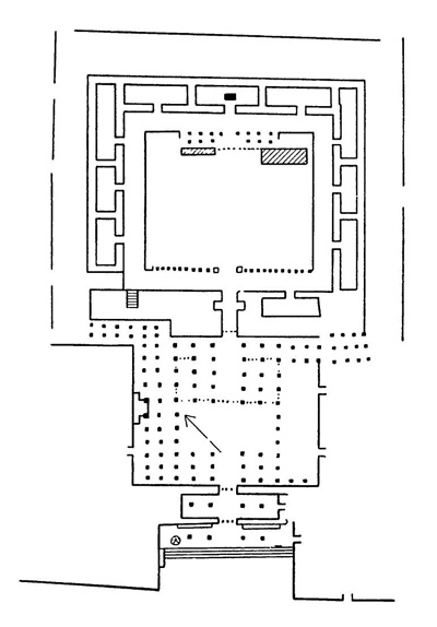 168. Лхаса. Храм Джовокханг (Большого Чжу). План