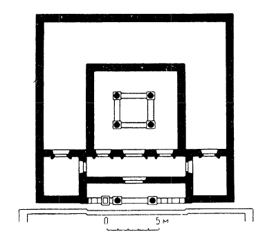 Храм Ваал-Шамин в Сейя-Си. План