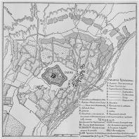 Крепость Елисаветполь (Ганжа), план 1804 года