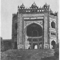 73. Фатехпур-Сикри. Большая пятничная мечеть. Главный портал „Буланд-Дарваза“ (1602г.н.э.)