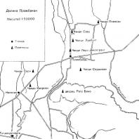 План расположения памятников в долине Прамбанан