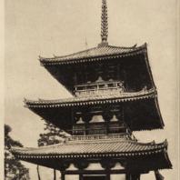 12. Пагода храма Хоккедзи близ Нара. VII в.