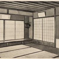 62. Интерьер чайного павильона в Иокогама. Конец XVI в.