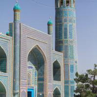 Усыпальница Али («Голубая мечеть»), Мазари-Шериф, Афганистан, XV в. (с перестройками)