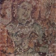 69. Роспись храма Тиванка в Полоннаруве. Фрагмент. XII в.