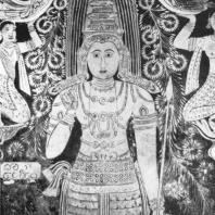 74. Бог Саман. Роспись храма Келании. XVIII в.