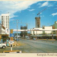Уганда, Кампала. Вид улицы начала 1970-х годов 