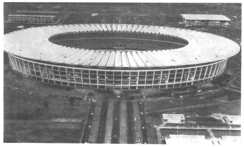 Индонезия. Джакарта. Спортивный комплекс, 1962 г. Главная арена