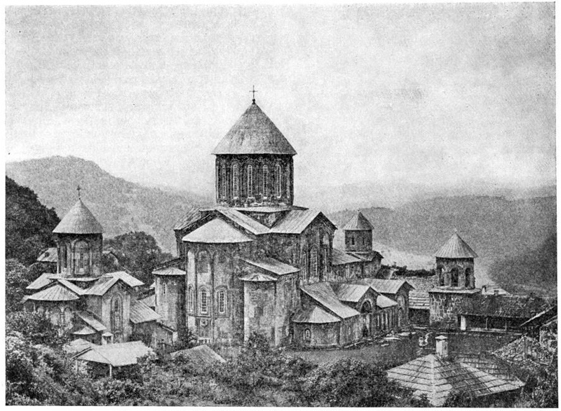 Гелати. Монастырь, 1106—1125 гг. Общий вид с северо-востока