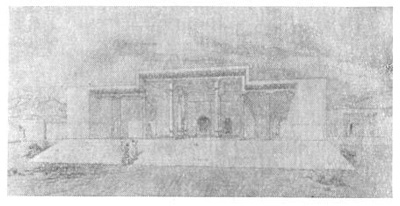 Древний Пенджикент. Храм. Реконструкция