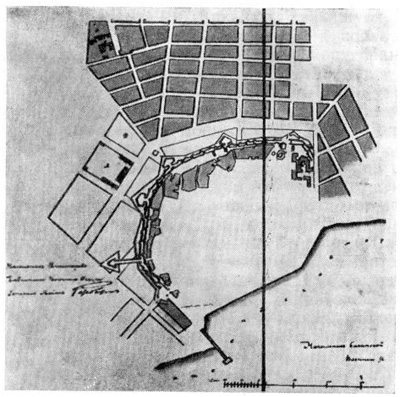 Баку. План города 1870 г.