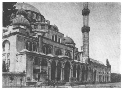 Стамбул. Мечеть Шах-заде, окончена в 1548 г., архитектор Коджа Синан. Общий вид