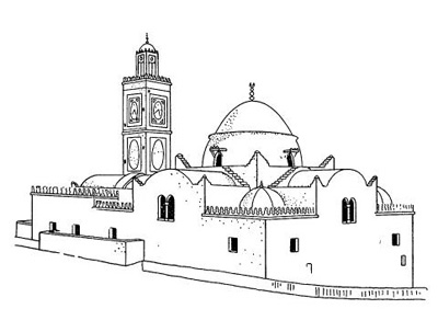 Алжир. Мечеть Джами ад-Дждид, 1660 г. Внешний вид