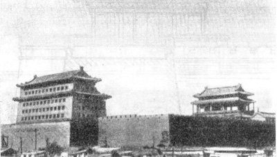 61. Провинция Хэбэй. Пекин. Угловые башни городской стены
