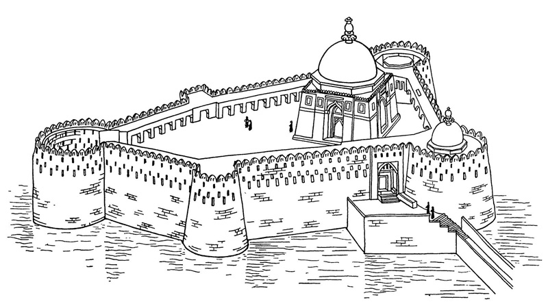 63. Дели. Туглакабад. Гробница Гияс-ад-Дина, 1320-1325 гг.