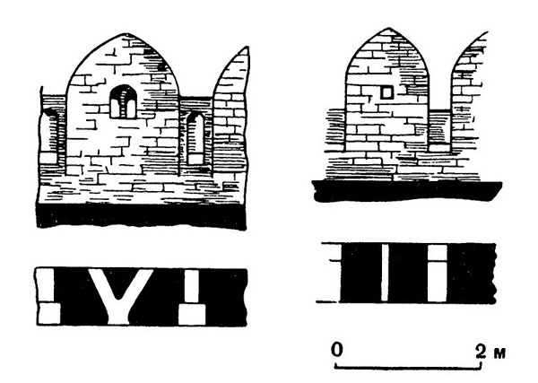 71. Бидар. Детали зубцов городских стен, 1422—1512 гг.
