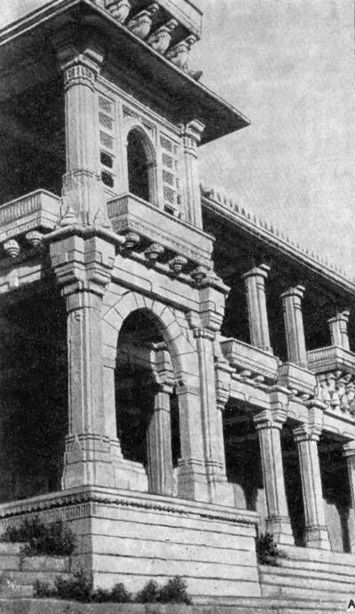 75. Серкедж (окрестности Ахмадабада). Загородная резиденция раджей, XVI в.: А — летний дворец