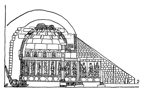 4. Окрестности Кёнчжу. Храм Соккурам, 742—764 гг. 2 — разрез