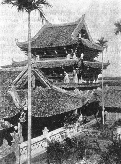 15. Провинция Тай-бинь. Храм Кео, 1632 г. Колокольная башня